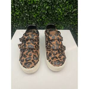 Goats Girls Shoes Leopard Print, Size 3